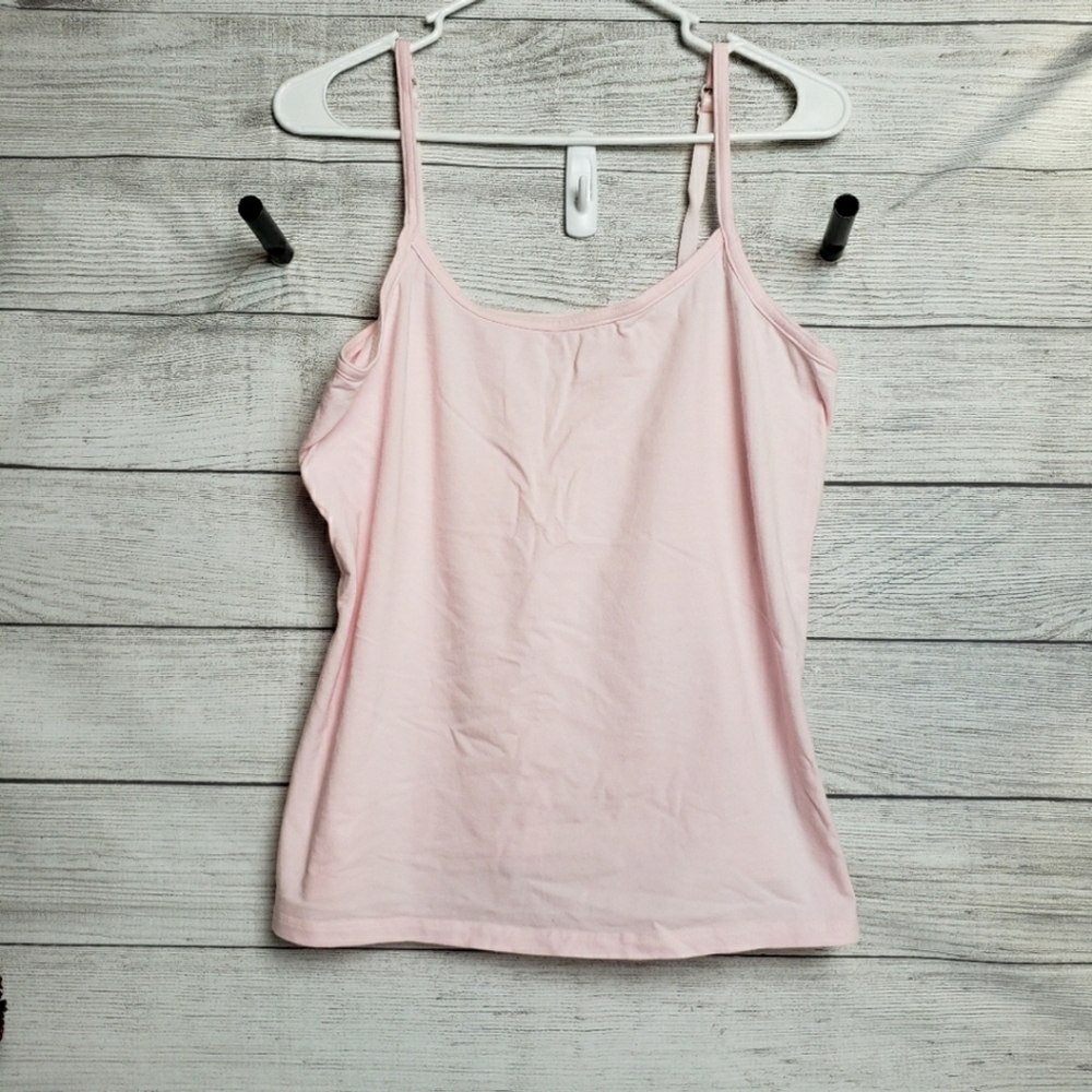 Architect Soft Pink‎ Womens Cami Camisole Adjustable Straps 1X